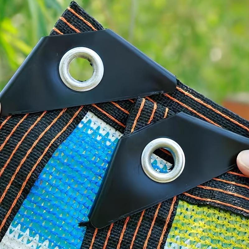 Цветная полосатая пластиковая солнцезащитная сетка высокой плотности для наружного охлаждения и затенения