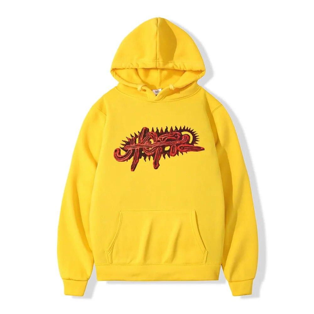 Рэпер Кактус Джек Утопия Толстовка с принтом Унисекс Женская Хип-Хоп Винтаж Толстовки с длинными рукавами Модная Повседневная флисовая толстовка Уличная одежда