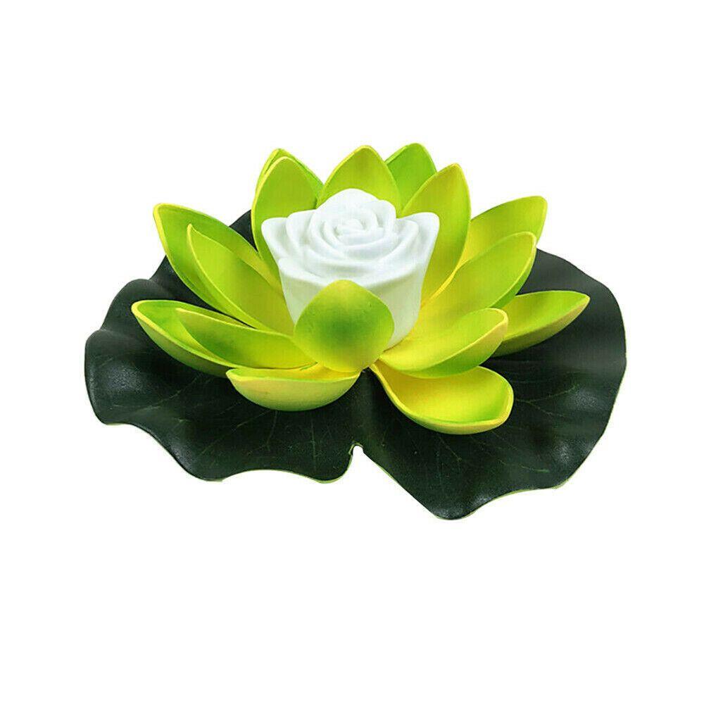 Buddhist Prayer Water Landscape Lotus Lamp Fountain Pool Pond Lamp Flower Light Wishing Lamp