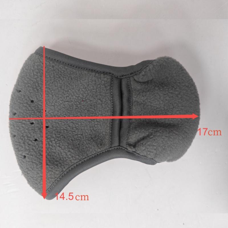 Thickened Winter Windproof Breathable Mask with Anti Freezing Ear Earmuffs Unisex Cold-proof Warm Mask for Outdoor Sport Cycling