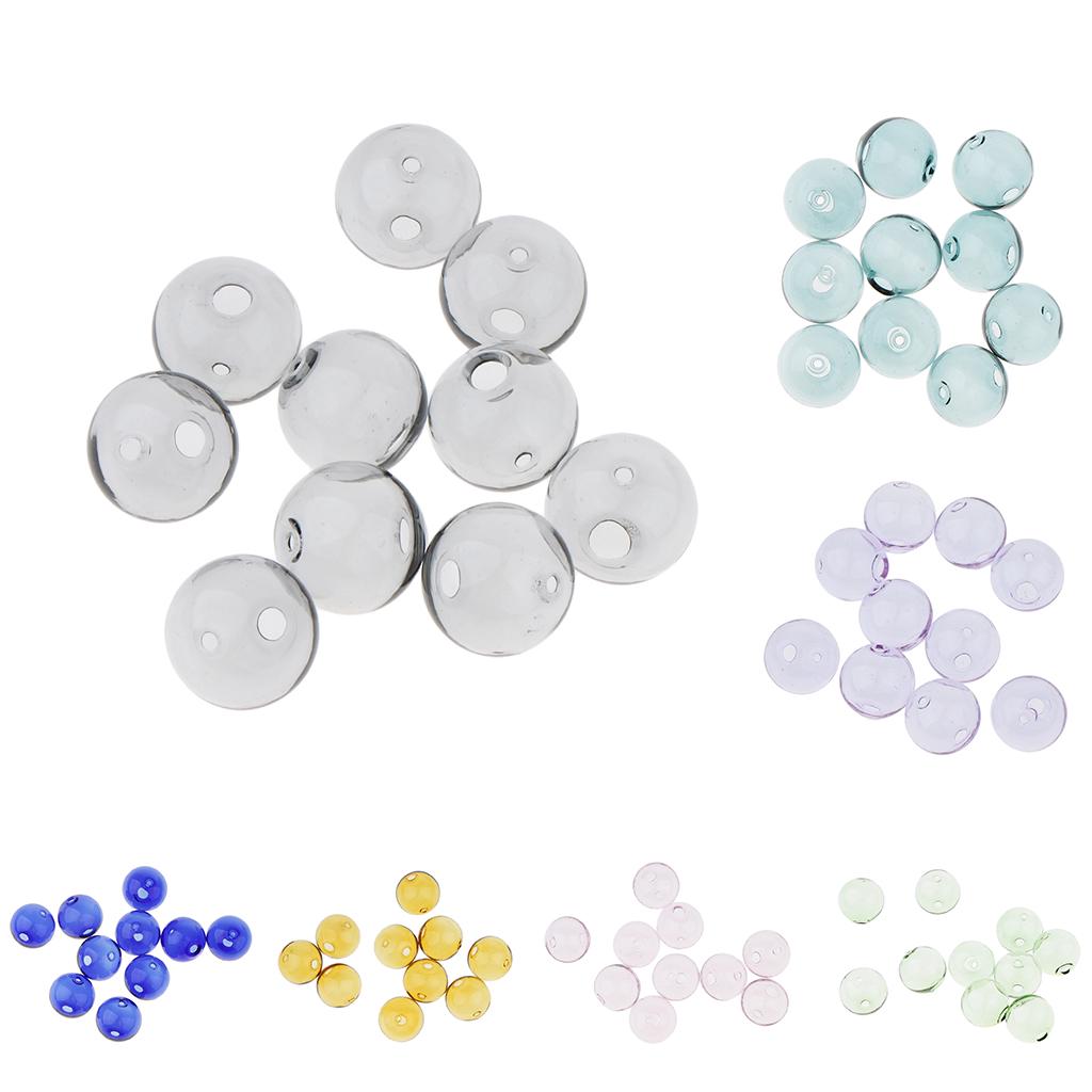 10шт глобус стеклянная бутылка подвеска DIY ремесло ювелирных изделий синий