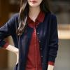 Women's Cashmere Sweater Qinghe Cashmere 50%  Silk 50% Wool Autumn and Winter Cashmere Cardigan Soft and Warm