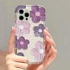Чехол для телефона с цветочным принтом для iPhone 13, чехол для iPhone 11, 15, 12, 14 Pro Max XS XR X 7 8 Plus SE 2020, милые чехлы с эстетическим цветочным принтом