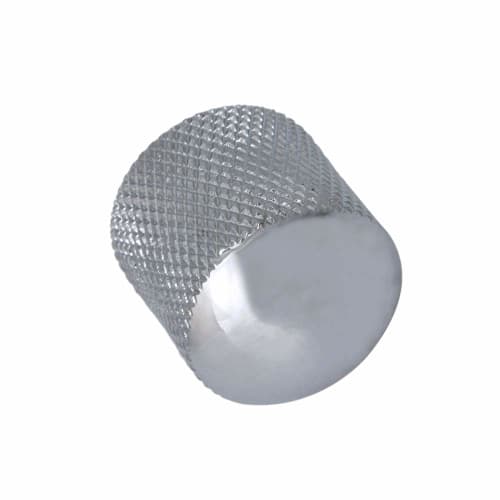 Yibuy 4-Pack Chrome Metal Dome Guitar Knobs for Electric Guitar Pickups