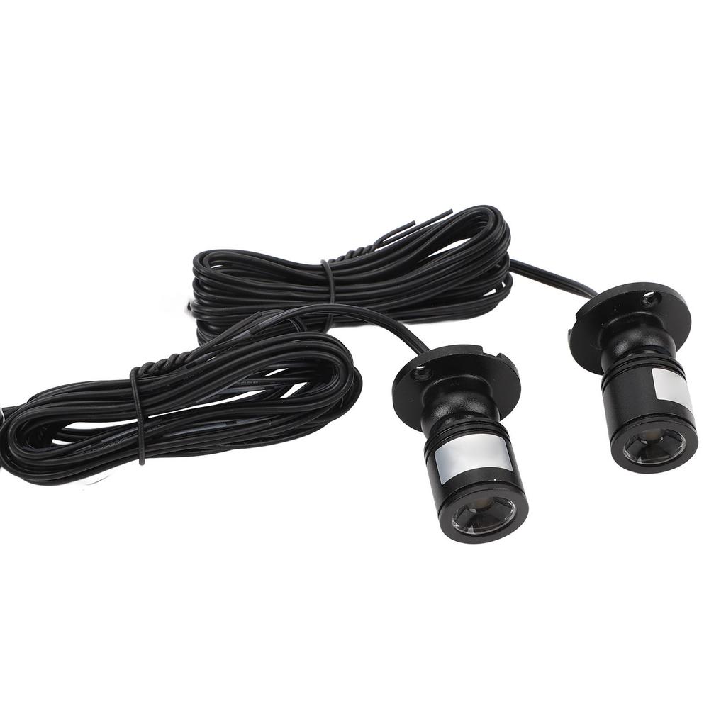 5pcs Mini LED Spot Lights USB 5V 6.6ft Warm Light Jewelry Cabinet Light with Dimmer for Artwork