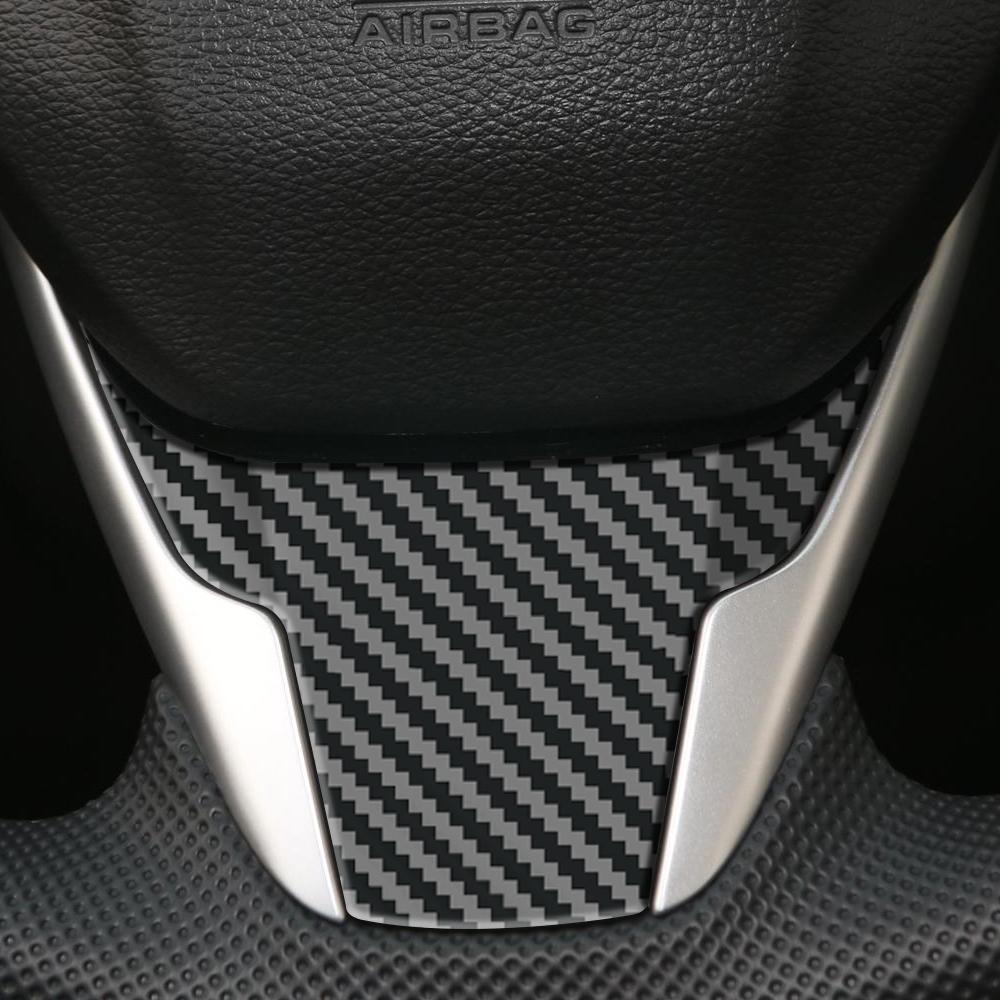Для Honda Civic X 10-го поколения 2016 2017 2018 2019 2020 2025 Накладка на панель рулевого колеса Отделка Наклейка Аксессуары для интерьера автомобиля