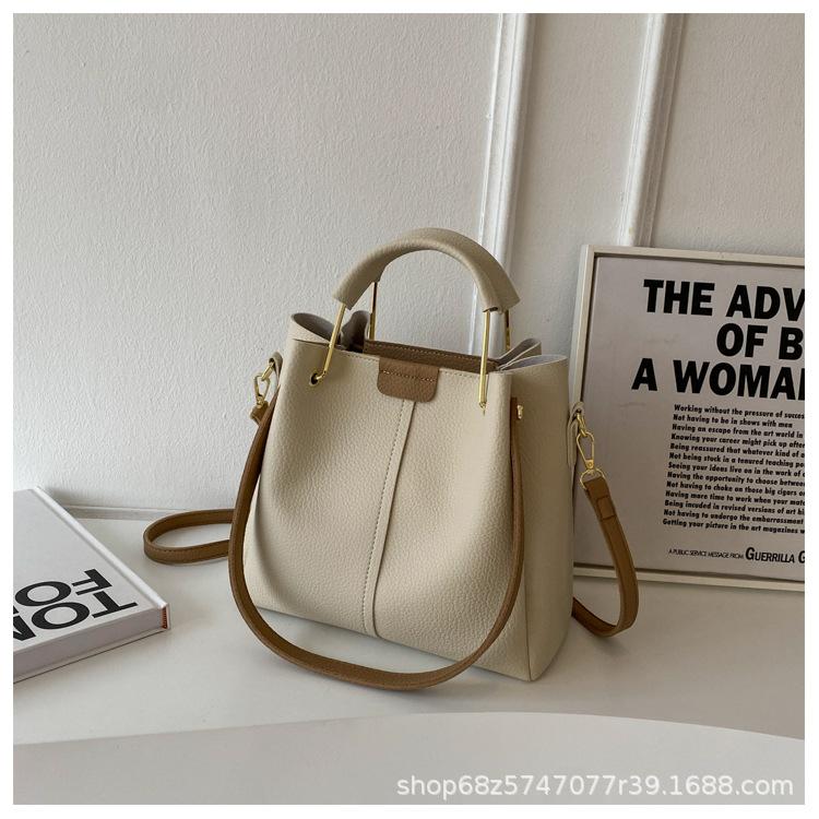 This Year's Popular Bag Women's Large-capacity 2025 New Crossbody Bag Is Fashionable and Versatile Korean Texture Portable Bucket Bag