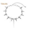 Spike Choker for Women Men Goth Punk Necklace Metal Spike Chain Choker Rock Night Club Rivet Jewelry