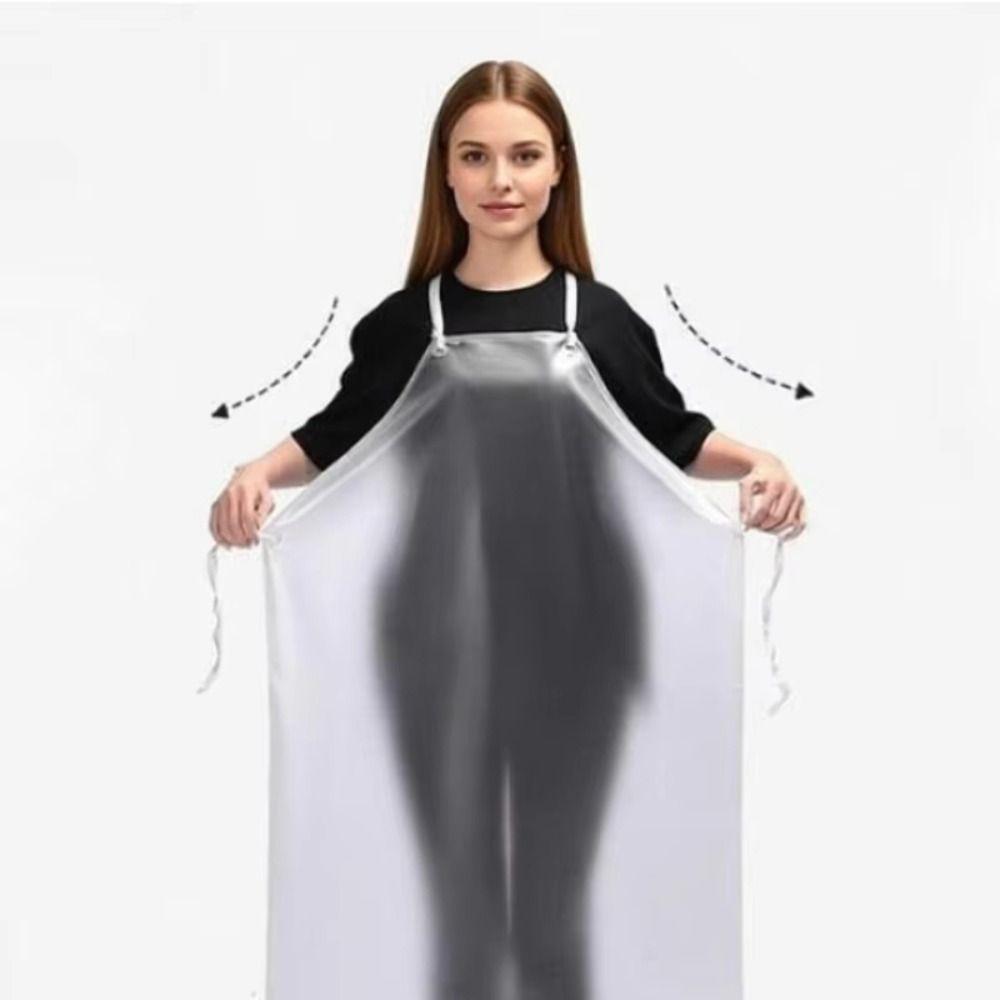 Waterproof Cafeteria Apron Thickened Work Apron Durable Kitchen Apron  for Men Women