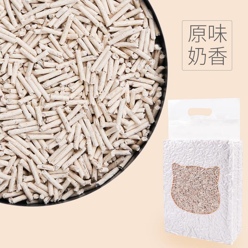 Смешанный многокомпонентный фруктовый тофу кошачий наполнитель.kg дезодорирующий и дезодорирующий питомец кошачий наполнитель бентонит