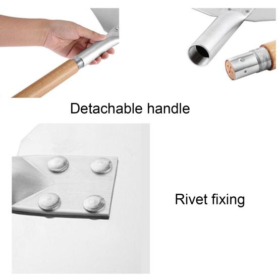 Yousheng Pizza Shovel Extra Large Съемная алюминиевая лопатка для пиццы с помадкой и десертом для вечеринки