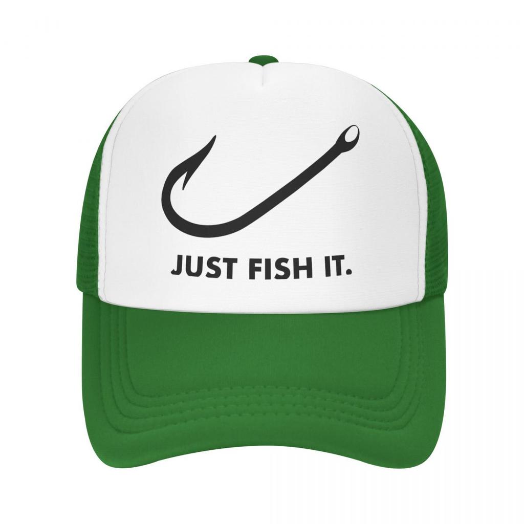 Панк унисекс забавная рыбалка Just Fish It шляпа дальнобойщика для взрослых рыбак подарок регулируемая бейсболка WoUnisex унисекс уличные шляпы Snapback