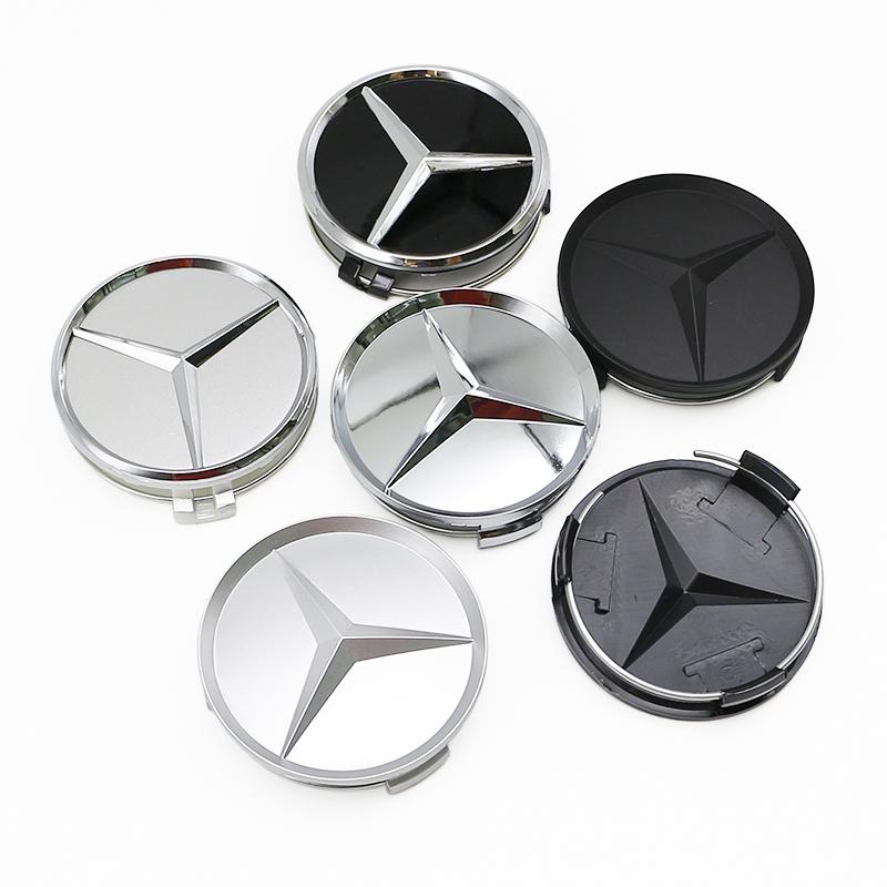 CRX1 Car Wheel Center Hub Caps 56mm 60mm 75mm ABS For Mercedes Benz W205 W166 W167 B C E S Class C200L GLC GLK CLA Replacement Parts