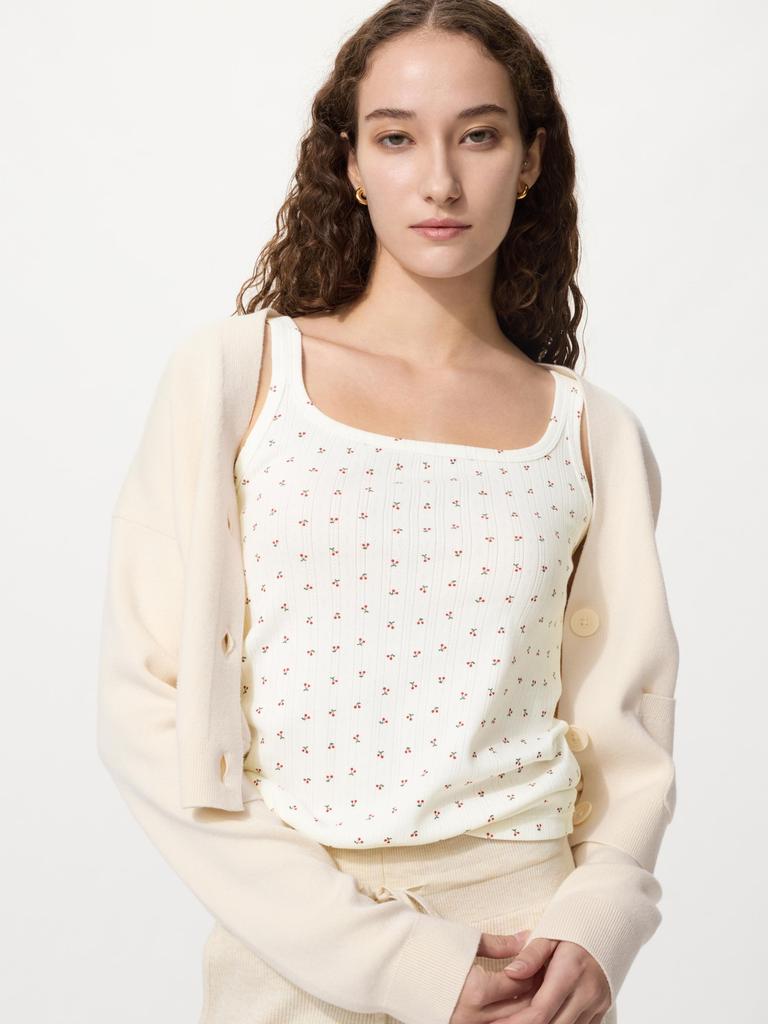 Uniqlo Японский топ-майка с заостренным хвостом