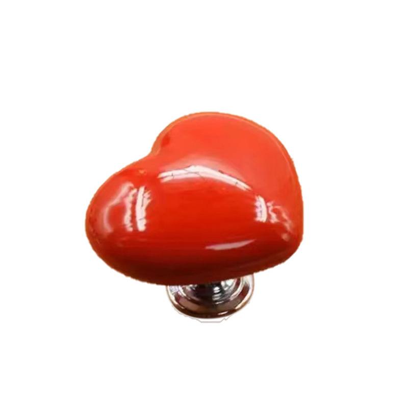 1 шт. Туалетная кнопка с пластиковой ручкой в форме сердца, декор для ванной комнаты, водяной кнопочный переключатель