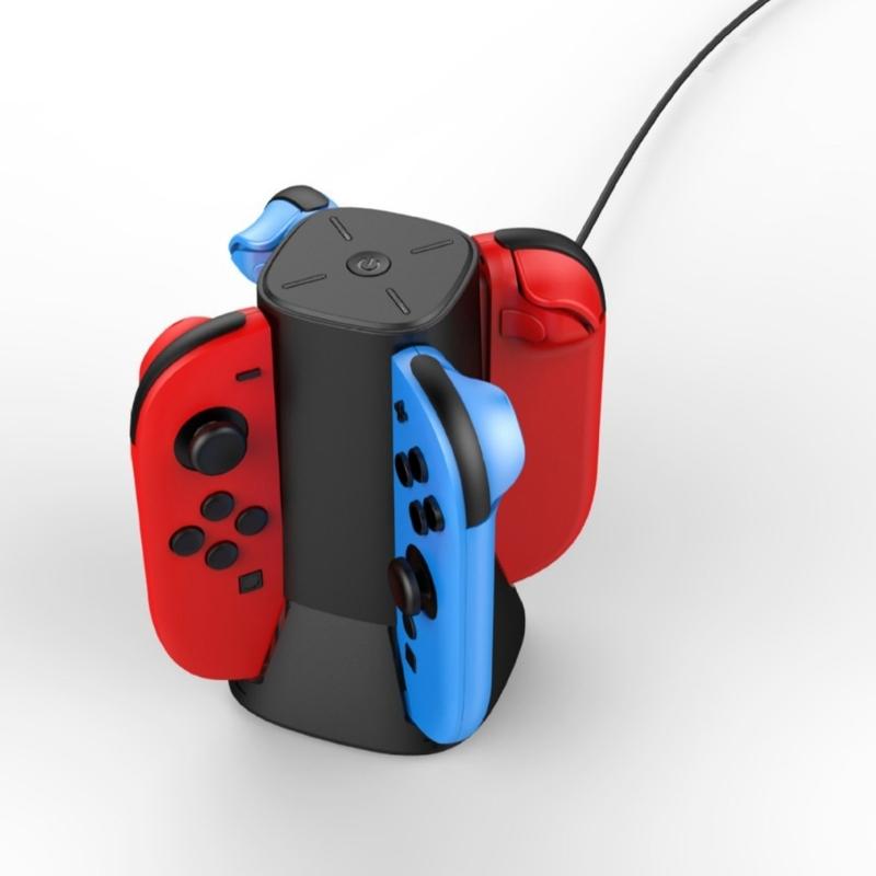 Simultaneous Charger Charging Dock For Switch2 TNS Controllers 4 Switches Remotes Portable Gaming Controller Organizers