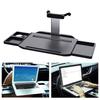 Car Back Seat Retractable Laptop Desk Stable Hanging Tray Folding Table Board Laptop Bracket With Phone Holder Suporte Celular