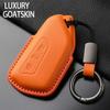Кожаный чехол-брелок для ключа автомобиля Для Vw Volkswagen Golf 8 Mk8 Id.3 Id.4 Cupra Skoda Octavia Seat Leon Mk4   Formentor Tarraco