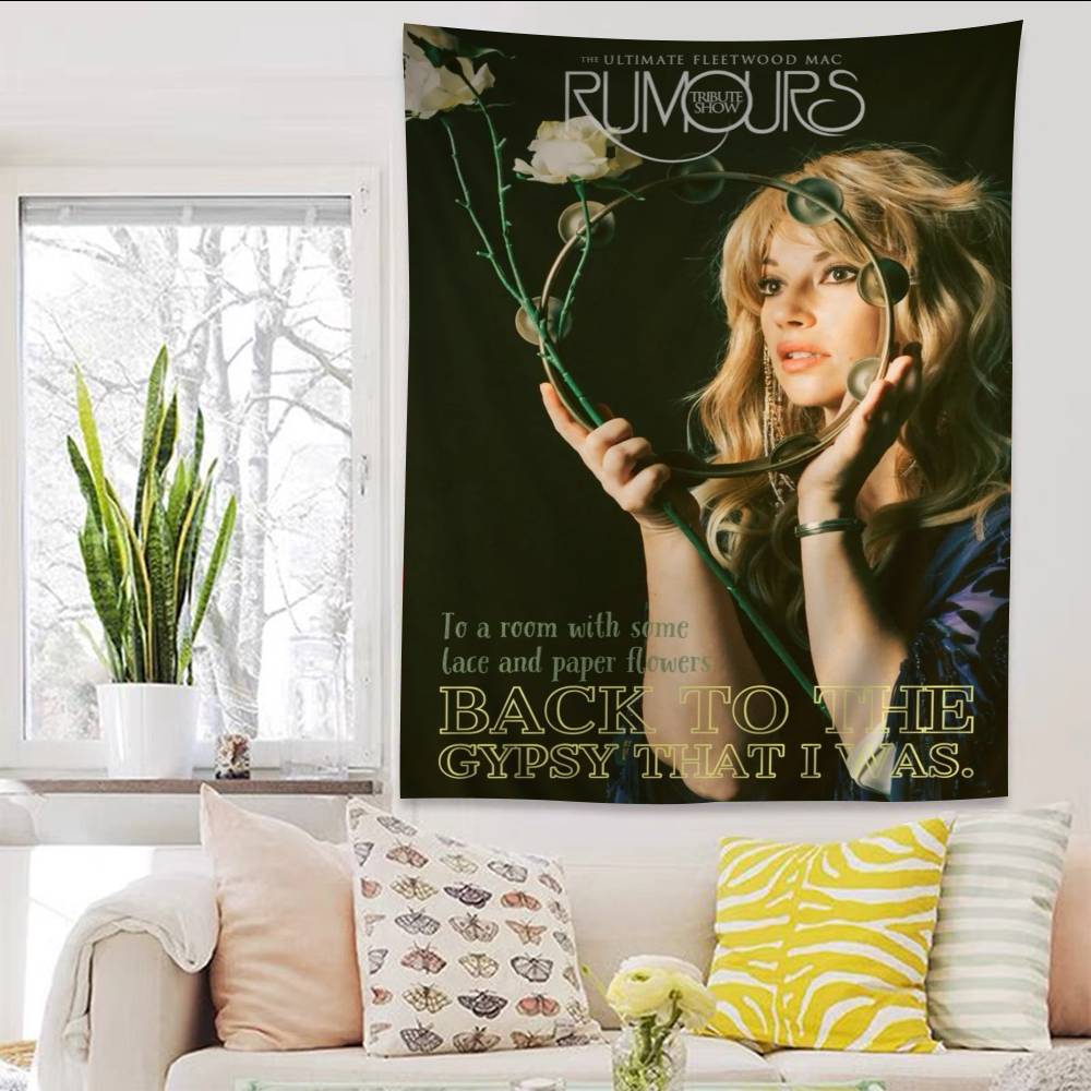 Fleetwood Band Mmac Classic Anime Tapestry Hanging Tarot Hippie Wall Rugs Dorm Home Decor
