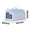 Insulated Cat Cooling House with Ice Packs Removable Summer Shelter Habitat for Small Dogs Kitten Balcony Patio Backyard Camping