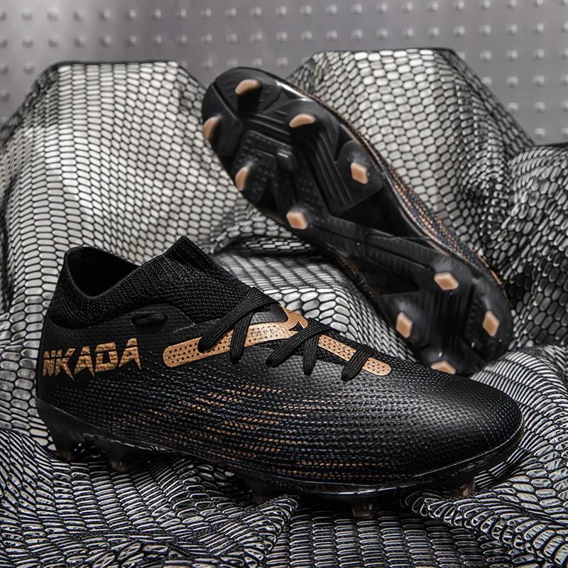 Men Football Boots Society Soccer Shoes Casual Grass Training Cleats Outdoor High Quality Sneaker Long Spikes Football Shoes