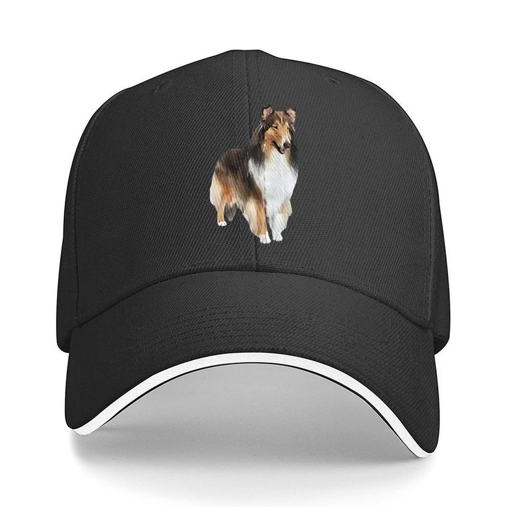 Collie Charm Dog Grace Hip Hop hat Fashion Outdoor Sports Sandwich Baseball Cap