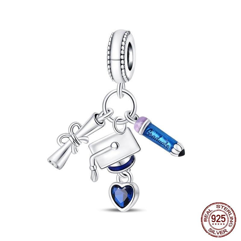 New Copper Cactus Flower Bird Bear Pony Bag Charms Beads Fit Charms Brand Original Bracelet Diy Fine Jewelry Gift