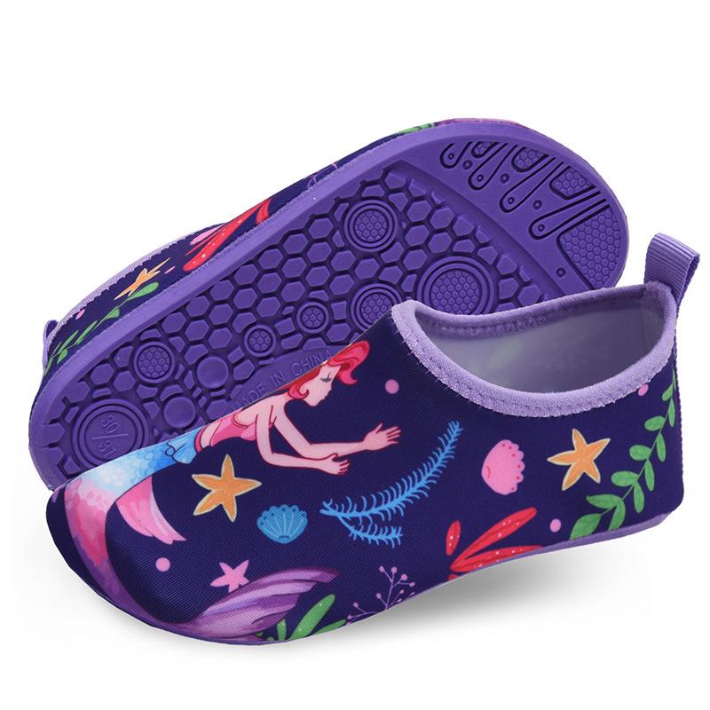 Пляжные нескользящие тапочки для улицы, детские одноразовые, гостиничные, для улицы, родительско-детская обувь, мультяшная обувь