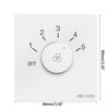 Adjustable Ceiling Fan Speed Control Switch Wall Button Dimmer Switch Electronics Mechanical Rotary-On/Off Switch 220V