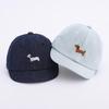 Cute Dog Embroidery Baby Baseball Cap Summer Short Brim Infant Boy Girl Peaked Hat Adjustable Toddler Casual Sunscreen Caps