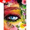 5D DIY Diamond Painting Women Eye Full Round Diamond Embroidery Cross Stitch Mosaic Rhinestones