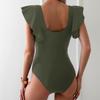2025 Женский быстросохнущий слитный купальник - Новый европейский и американский стиль