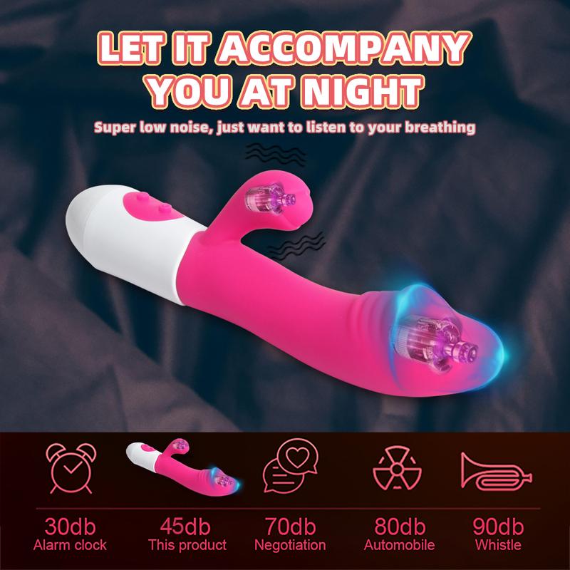 Rabbit Vibrator Dildo Powerful Dual Vibration G Spot Clitoris Stimulation Masturbators Vaginal Massager Adult For Women Sex Toys