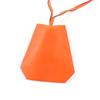 Great Necklace Margiela-era Large Clochette with Key Ring Orange Leather Used
