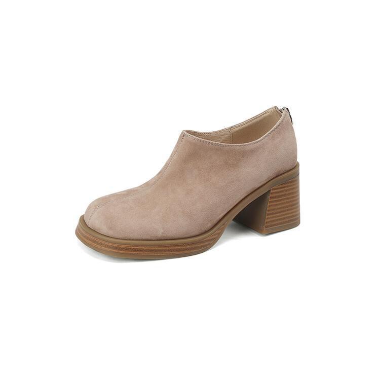 Мода Новая мода женская обувь весна и осень женская обувь на толстой подошве роскошные туфли Lefse туфли на платформе квадратный носок высокие каблуки