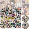 100Pcs Luggage Decals Cartoon Pattern Self-adhesive Removable My Hero Academia Stickers for Phone Case