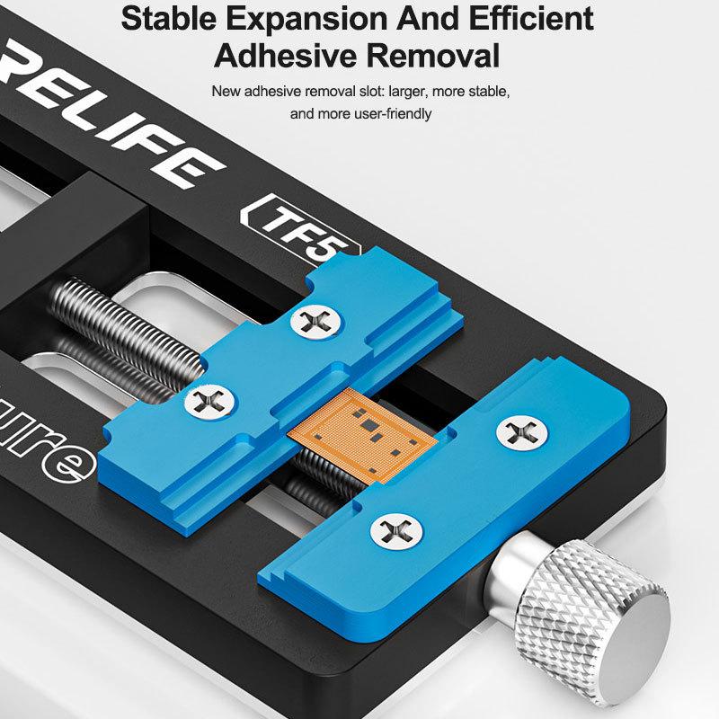 Многофункциональная ремонтная оснастка RELIFE TF5 для фиксации и ремонта различных материнских плат мобильных телефонов, чипов CPU и компонентов