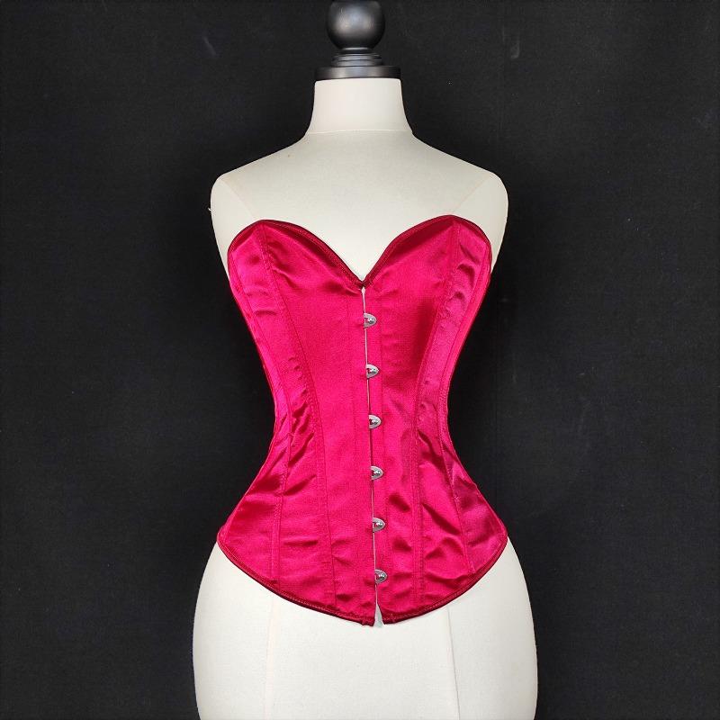 Хэллоуин Корсет для двора Сатиновый бюстье С Shapewear с Push-Up