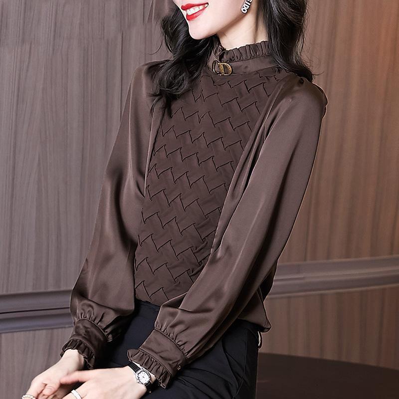 Spring Women's Casual Fashion Turtleneck Bottoming Shirt