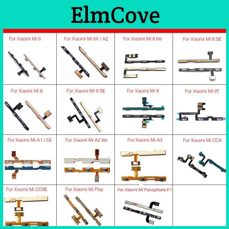 Flex Power Cable Volume Button For Xiaomi Mi 8 9mi 5s A35x6x Mi 4 Power Flex Cable Replacement Parts