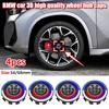 7Pcs 50th Anniversary Fiber Black Car Hood Front Rear Trunk Emblem Badge For BMW F20 E36 E46 X6 M4 E60 E93 E87 G01 G20 X3 X5 F30 FV7