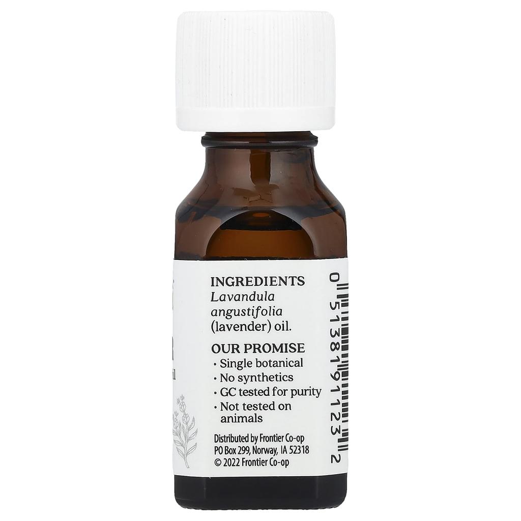 Aura Cacia 100% Pure Essential Oil, Lavender, .5 Fl Oz (15 Ml)