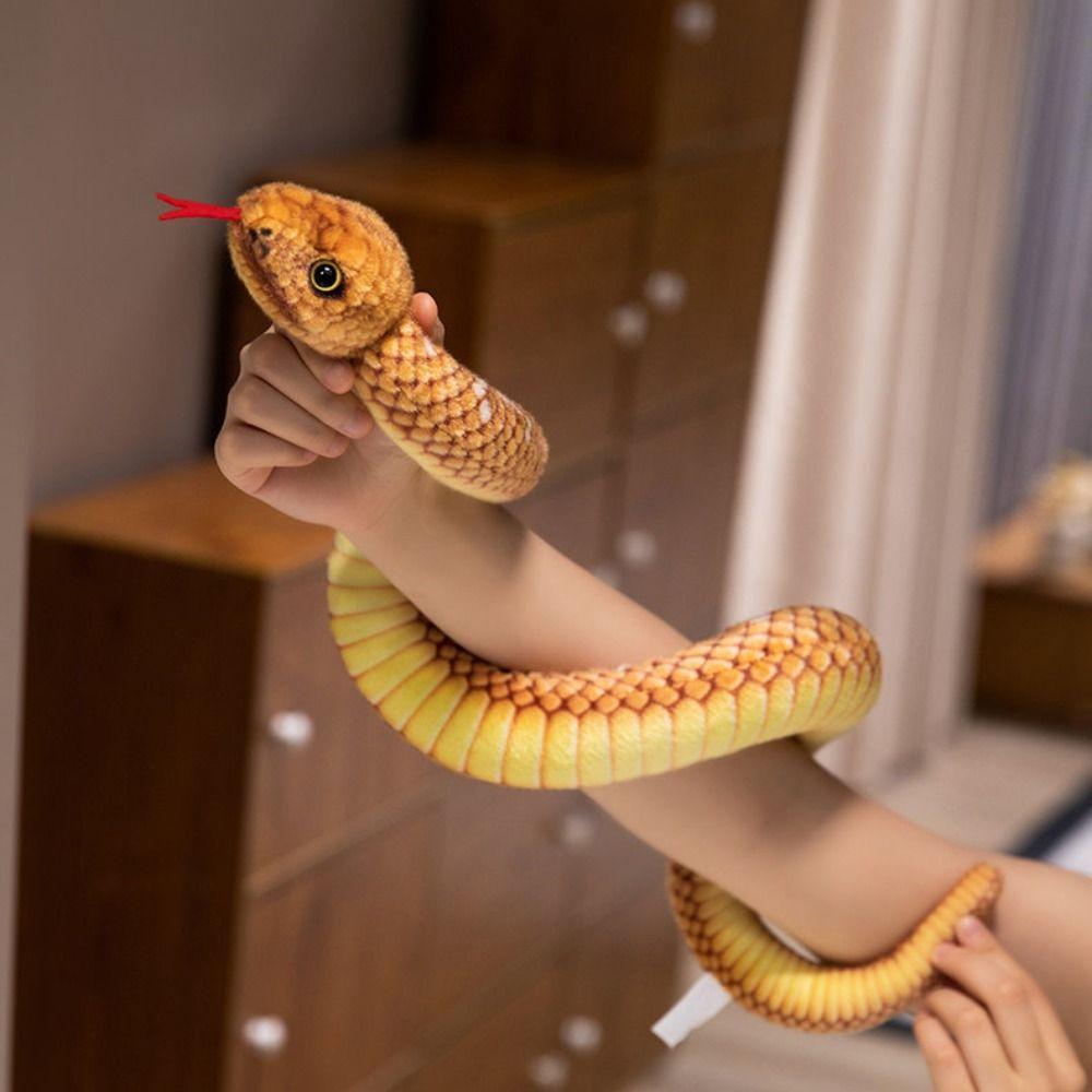 Fake Anaconda Simulated Snake Plush Toy Little Snake Snake Stuffed Plush Doll Mischievous