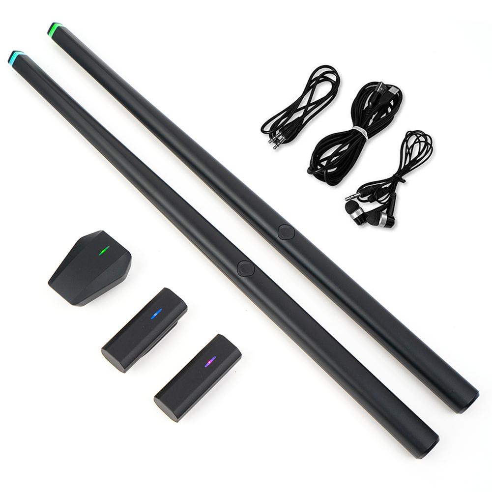 Соматосенсорный виртуальный набор ударных инструментов Электронные воздушные барабанные палочки Музыкальный инструмент Умный беспроводной портативный набор виртуальных барабанных палочек Микс