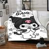 Customizable Kuromi4 Throw Blanket – Personalized Name, All-Season Cozy Snug Blanket, Machine Washable, Personalized Blanket