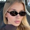 Модные ретро овальные солнцезащитные очки женские солнцезащитные очки леди маленькие стимпанк очки винтажные градиентные UV400 дорожные очки женские