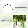 Стержень для отпугивания птиц, вращение на 360 градусов, защита сада, яркий цвет, светоотражающая спираль ветра, подвесной стержень отпугиватель птиц для сада