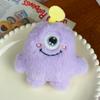 Мультяшный плюшевый брелок-маленький монстр: Кулон в виде куклы одноглазого и трехглазого монстра.
