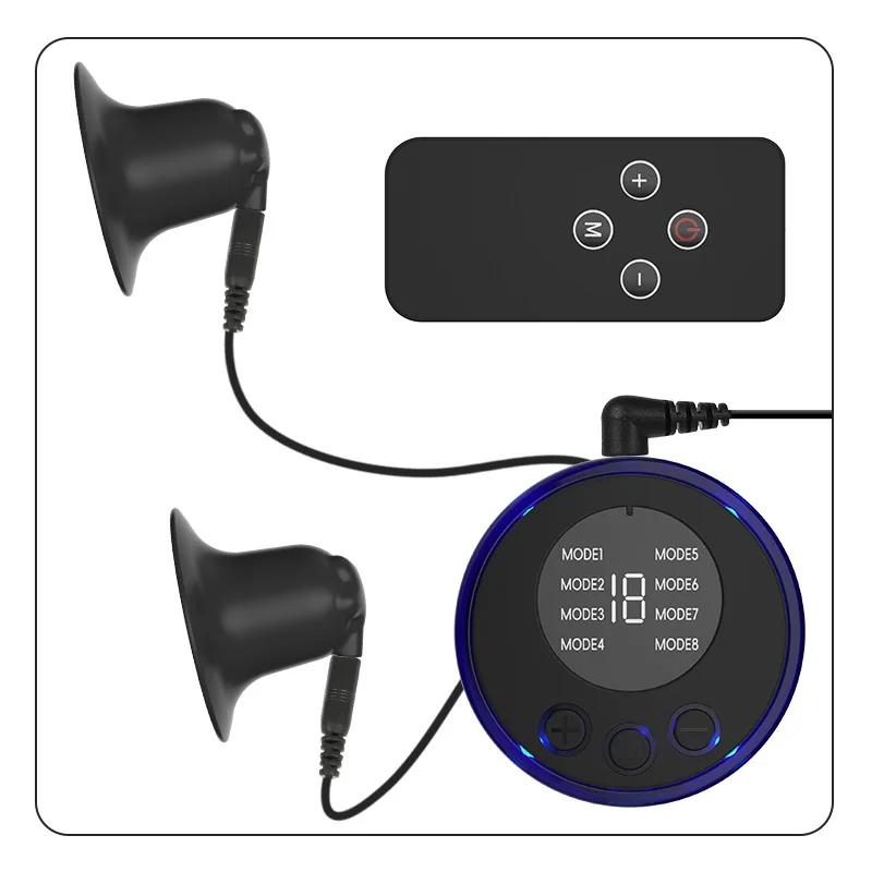 Электрический шок присоска для сосков увеличитель зажим для сосков вакуумный стимулятор клитора увеличитель груди секс-игрушка для женщин мужчин СМ