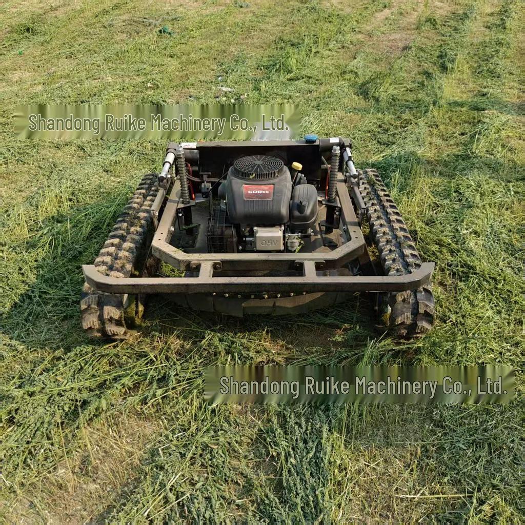 Remote Control Crawler Mower for Vietnam: Agricultural Lawn Mulching & Weeding Robot